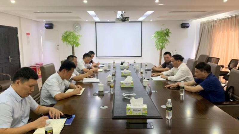 中国电建水电八局副总经理刘中刚一行到访天汇能源