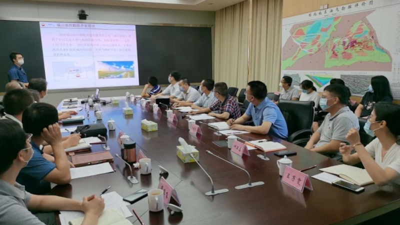 海控能源会同省自然资源和规划厅联合调研组 赴福山油田调研交流