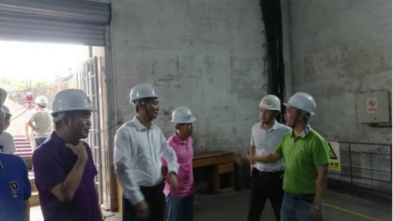 海南省水利灌区管理局松涛分局到五指山发电公司考察交流