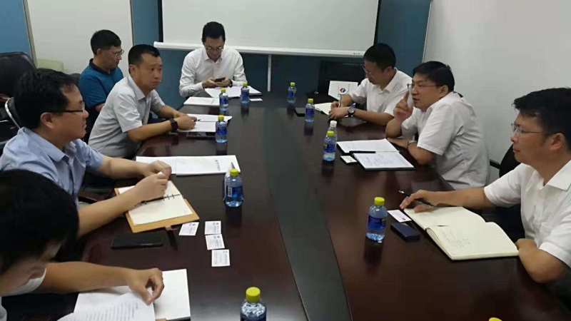 海南控股党委副书记、总经理李晓刚会见中国电建海南分公司总经理郑新刚一行