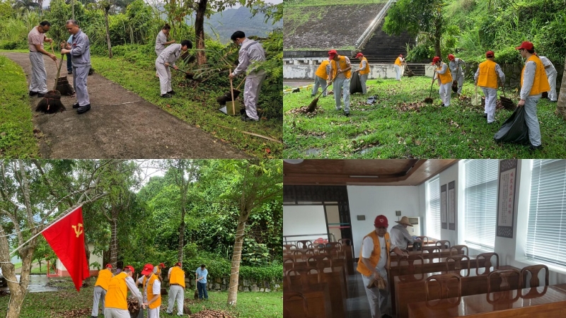 牛路岭分公司党委开展&ldquo;美化家园 共创文明&rdquo;主题党日活动