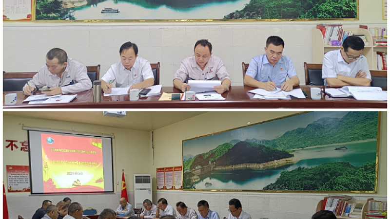 牛路岭分公司召开传达学习党的二十大精神暨意识形态工作专题会