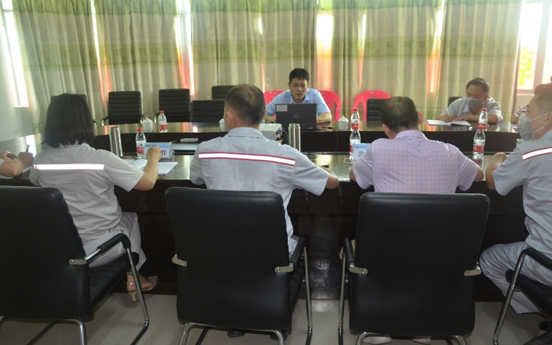 海控能源党委委员、副总经理李忠家 到保亭发电公司宣讲党的十九届四中全会精神