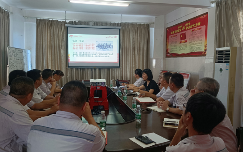 弘扬长征精神 激发奋进力量 &mdash;&mdash;海控能源联系点领导李玉讲授党史学习教育专题党课