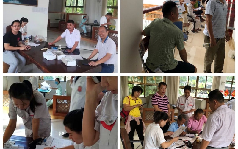 重视职业健康检查 关爱职工生命安全&mdash;&mdash;五指山发电公司组织全体职工进行常规体检和职业健康体检