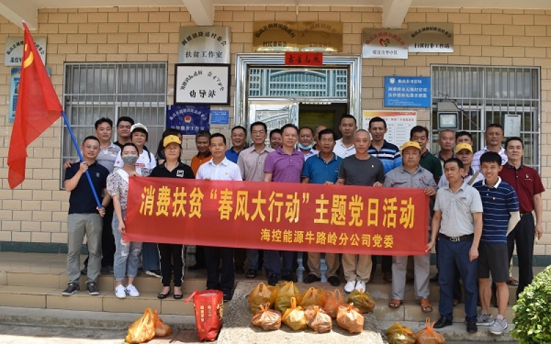 强化党建引领 助推脱贫攻坚 &mdash;&mdash;海控能源牛路岭分公司助力脱贫攻坚工作纪实