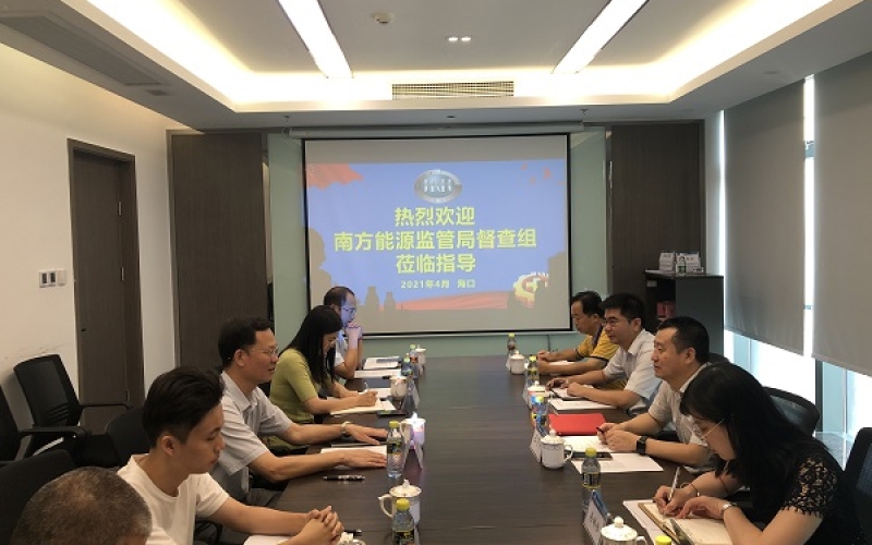南方能源监管局到海控能源开展应急能力建设现场督查工作