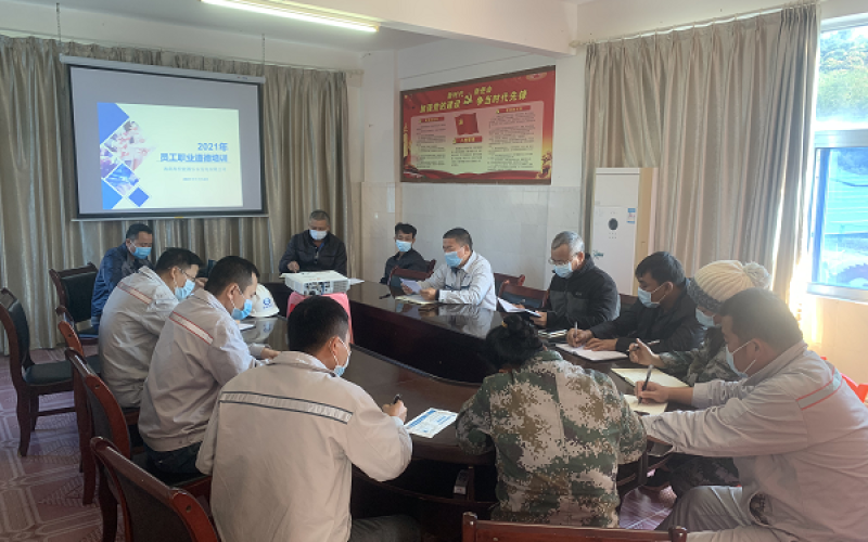 海控能源乐东发电公司开展员工职业道德培训活动