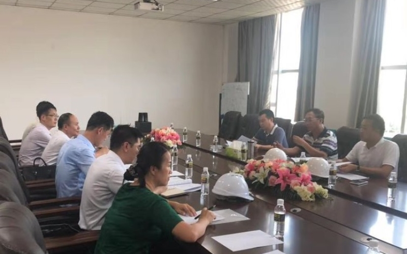 海南控股副总经理吴卫彬一行到天能电力临高电厂进行电气火灾演练指导工作