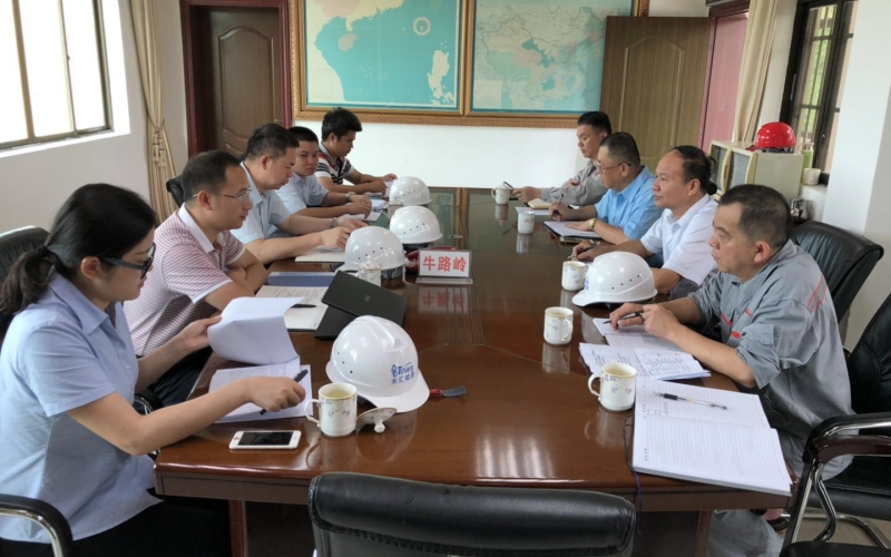 南方能源监管局督查组莅临牛路岭分公司 开展防风防汛准备工作检查