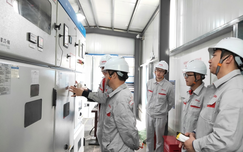 天汇能源总经理王宇兴赴天能电力湖北光伏电站开展安全检查工作